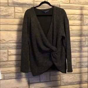 Rachel Roy cross knot sweater